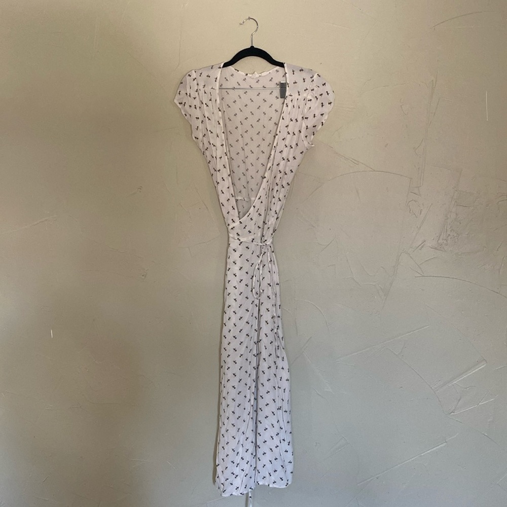 White Wrap Dress